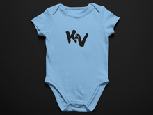 Load image into Gallery viewer, Kid Villa | Infant Onesie | Light Blue Shirt w/Black or White Logo