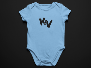 Kid Villa | Infant Onesie | Light Blue Shirt w/Black or White Logo