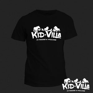 Kid Villa | logo tee | Black/White