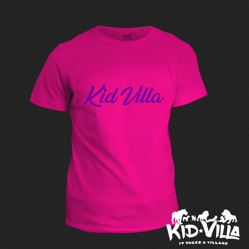 Kid Villa | Signature tee |  Raspberry/Purple