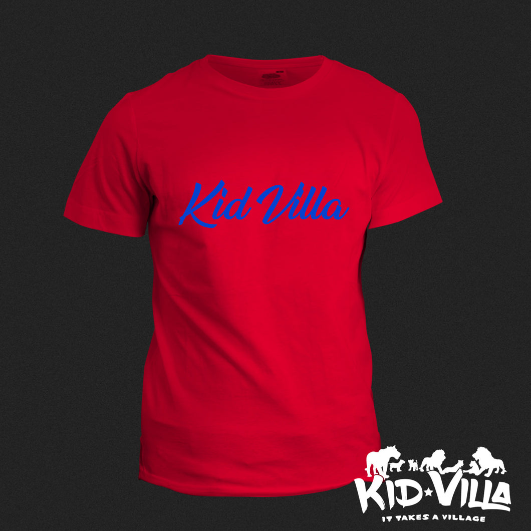 Kid Villa | Signature tee |  Red/Blue