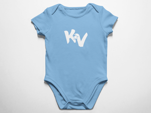 Kid Villa | Infant Onesie | Light Blue Shirt w/Black or White Logo
